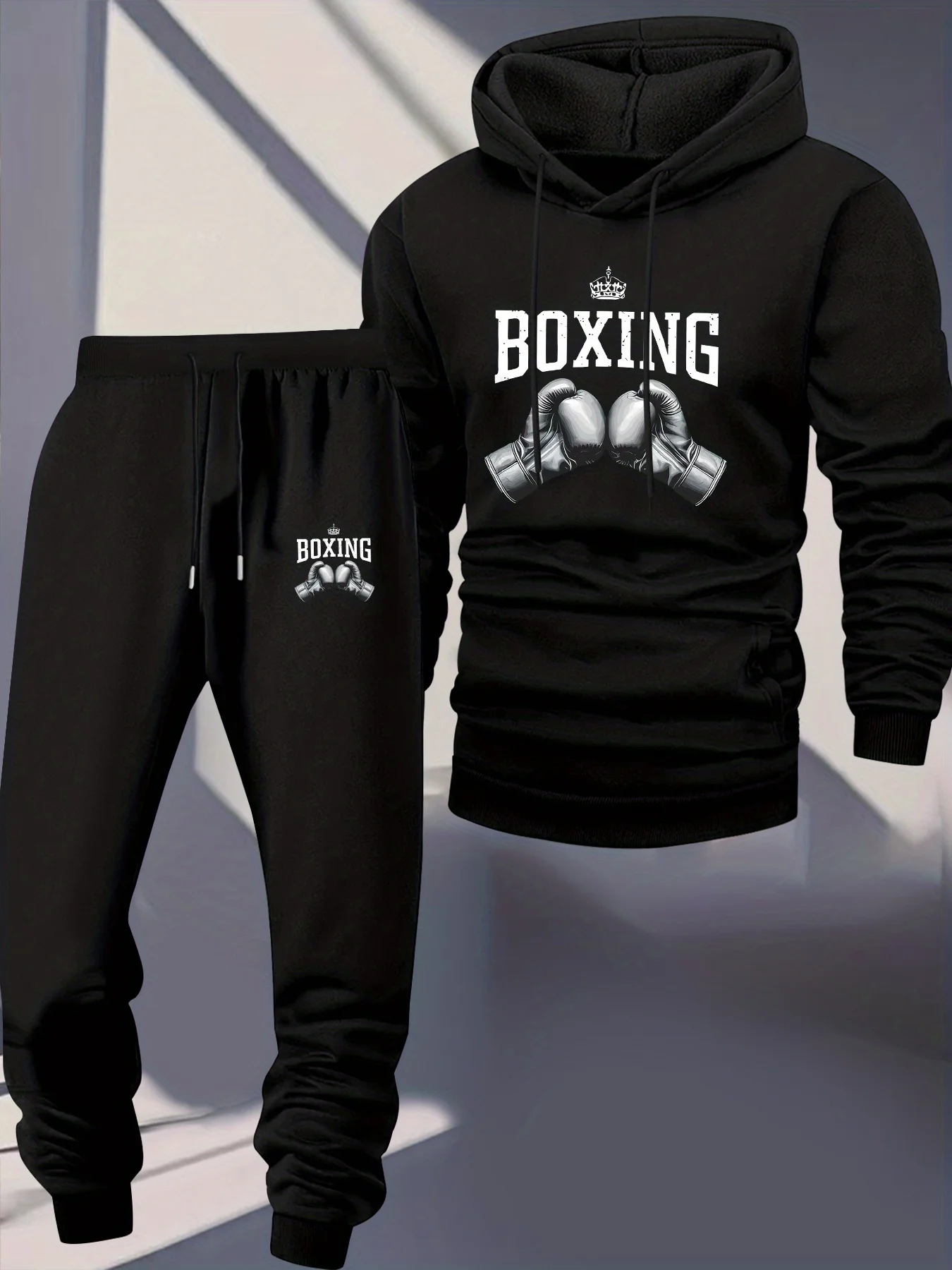 2026 new Men Long Sleeve Hooded Tracksuit 2 Piece Set Boxing Glove Print Casual Streetwear Fashion Sportswear Outfit
2026 new Men Long Sleeve Hooded Tracksuit 2 Piece Set Boxing Glove Print Casual Streetwear Fashion Sportswear Outfit