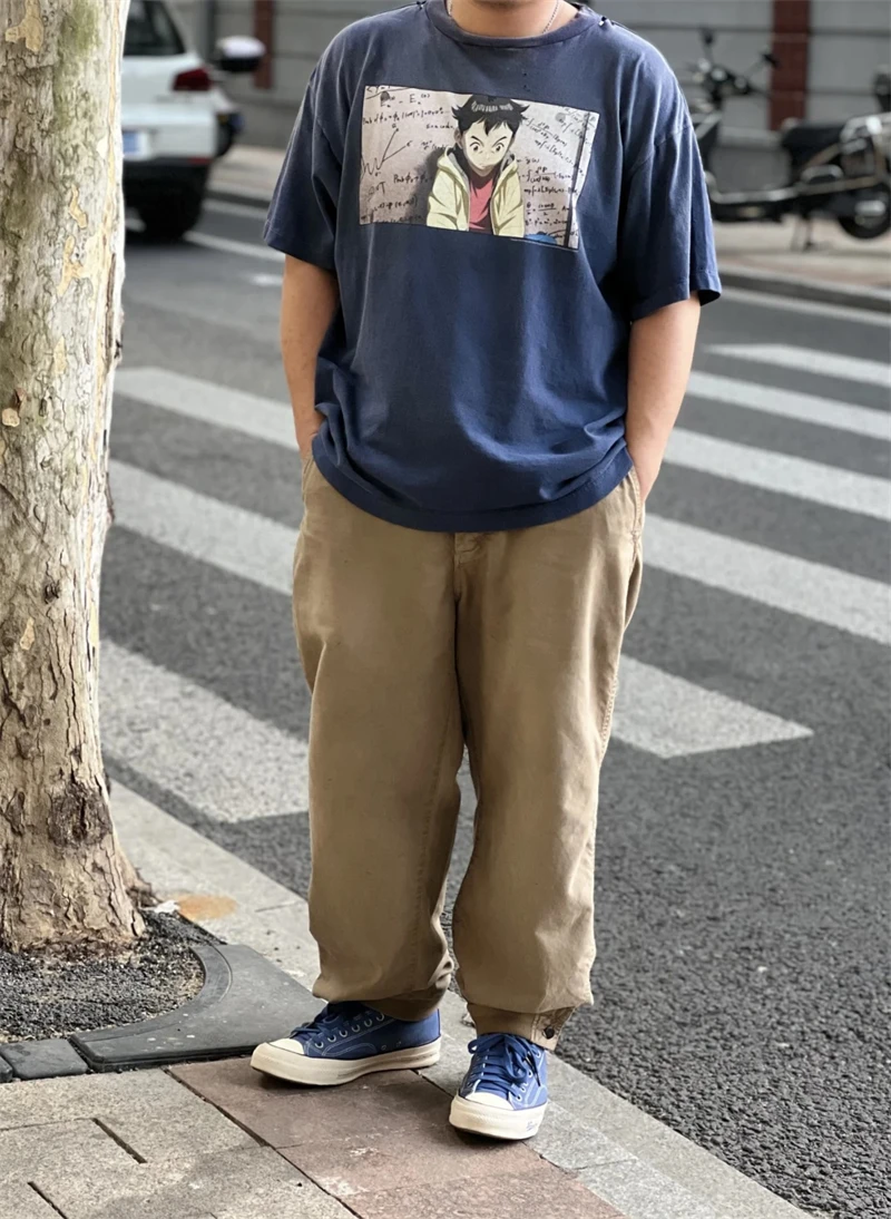 High Quality SAINT Japanese Anime Printed Water Washed Vintage Short Sleeve High Street Casual Loose Cotton Oversize T-shirt
High Quality SAINT Japanese Anime Printed Water Washed Vintage Short Sleeve High Street Casual Loose Cotton Oversize T-shirt