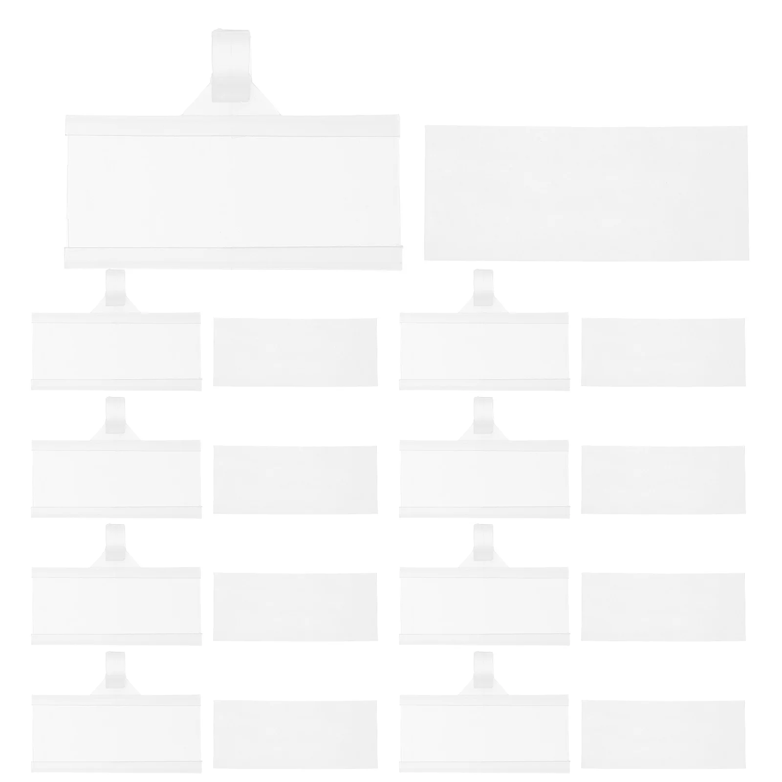 50pcs Tag Holder Clips Supermarket Price Tags Reusable Shelf Basket Labels Bin for Storage Retail Supermarket Wire 
50pcs Tag Holder Clips Supermarket Price Tags Reusable Shelf Basket Labels Bin for Storage Retail Supermarket Wire