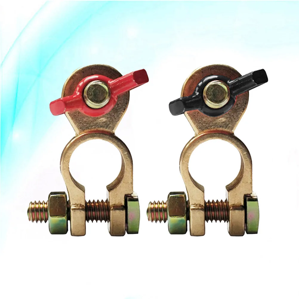 1 Pair Auto Terminal Clamp 17-19Mm Positive 15-17Mm Negative Heavy Duty Conductive Car Connector Clip For Truck
1 Pair Auto Terminal Clamp 17-19Mm Positive 15-17Mm Negative Heavy Duty Conductive Car Connector Clip For Truck