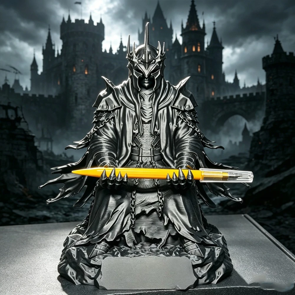 Witch King Pen Holder Devil Game Controller Stand Goth Desk Pencil Ornament Office Stationery Storage Rack Study Bookshelf Gift
Witch King Pen Holder Devil Game Controller Stand Goth Desk Pencil Ornament Office Stationery Storage Rack Study Bookshelf Gift