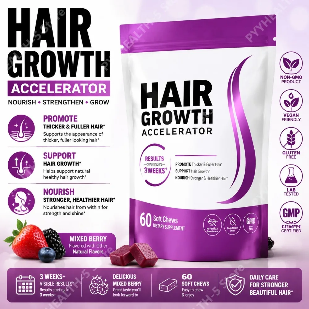 Hair Support Soft Chews for Men & Women - Supports Hair Health, Strength & Wellness, Biotin Mixed Berry 60 Chews Non-GMO
Hair Support Soft Chews for Men & Women - Supports Hair Health, Strength & Wellness, Biotin Mixed Berry 60 Chews Non-GMO