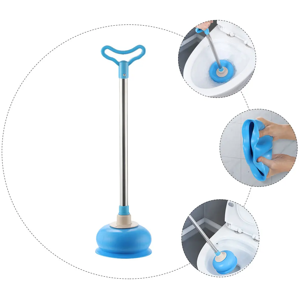 1Pc Suction Plunger Bathroom Closestool Sewer Blue Pipe Cleaning Odor Removal Drain Unclogging Toilet Accessory
1Pc Suction Plunger Bathroom Closestool Sewer Blue Pipe Cleaning Odor Removal Drain Unclogging Toilet Accessory