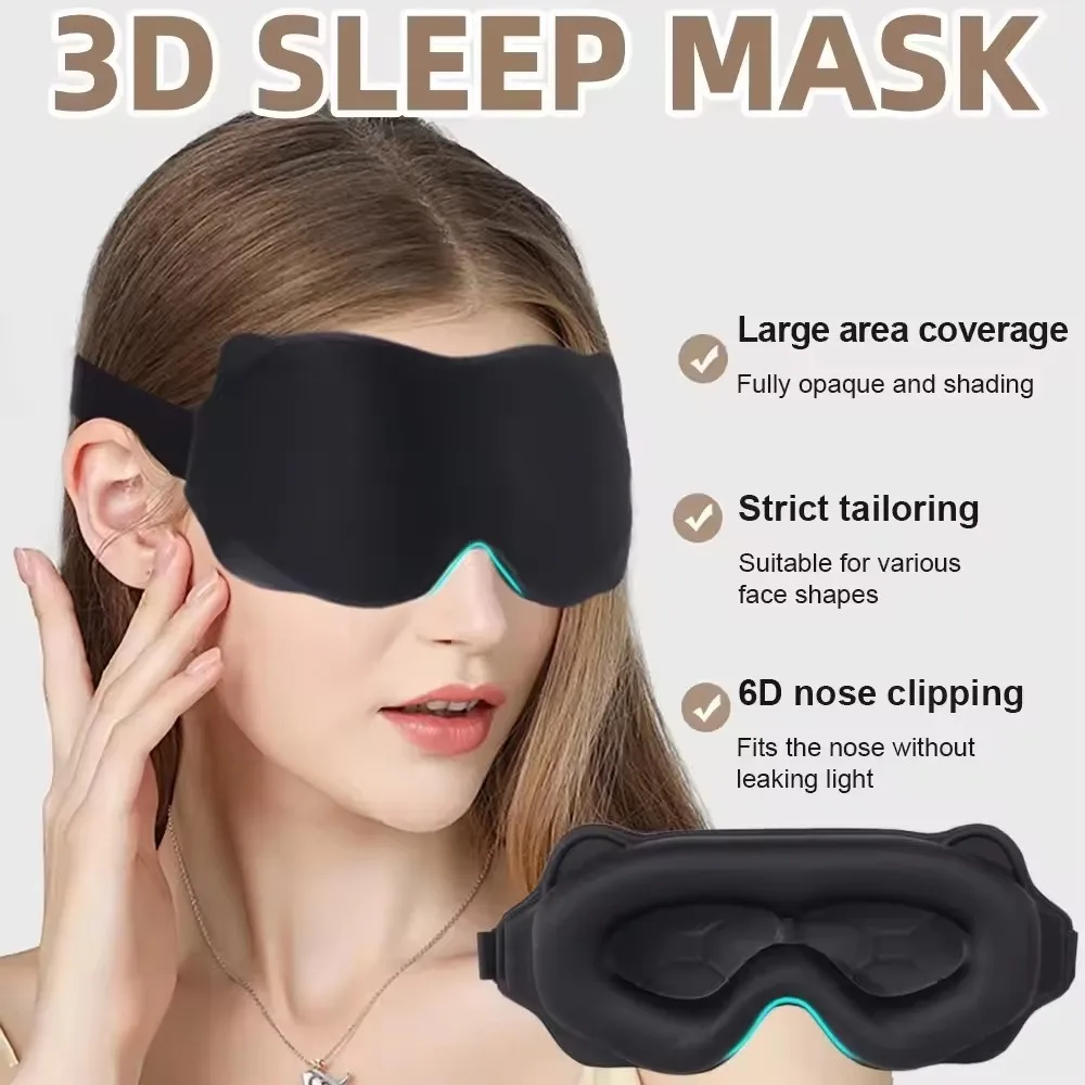 3D Sleep Facial Mask Eye Mask Light Shielding Sleep Aid Eye Mask Slaapmaker Night Sleep Aid Eye Mask Travel Office Sleep Mast
3D Sleep Facial Mask Eye Mask Light Shielding Sleep Aid Eye Mask Slaapmaker Night Sleep Aid Eye Mask Travel Office Sleep Mast