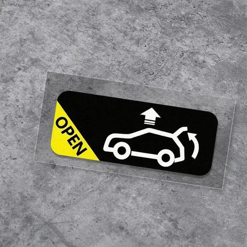 Automatic Auto Opening Prompt Car Sticker, Electric Vehicle Warning Waterproof Sticker Car Accessories Personalized Car Trunk
Automatic Auto Opening Prompt Car Sticker, Electric Vehicle Warning Waterproof Sticker Car Accessories Personalized Car Trunk