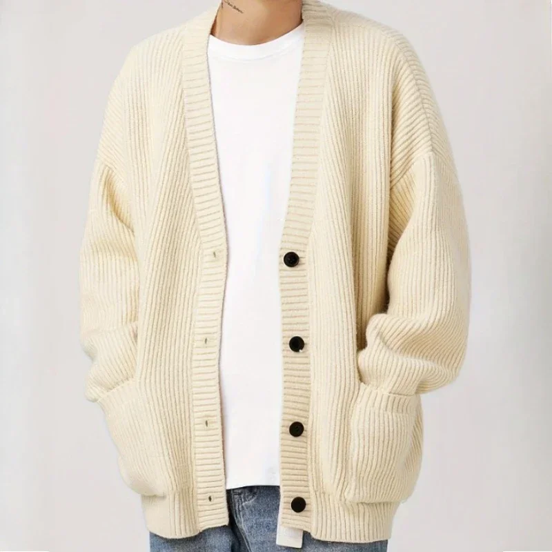 Textured Knit Cardigan For Men Women Fashion Soft Long Sleeve Streetwear Coat Spring Autumn Winter Versatile Couple Coat
Textured Knit Cardigan For Men Women Fashion Soft Long Sleeve Streetwear Coat Spring Autumn Winter Versatile Couple Coat