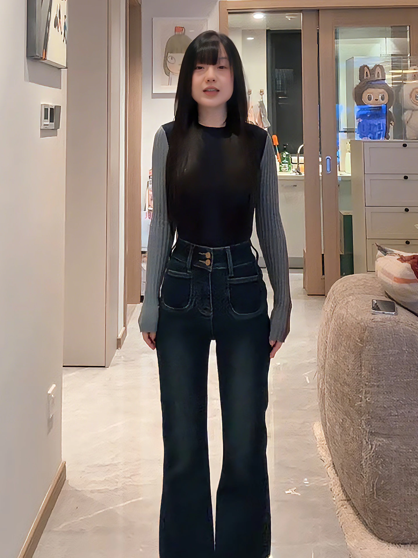 Теплый, приятный к телу вязаный свитер 2025 года: модный, высококачественный, элегантный, с цветовыми блоками, тонкой вязкой, базовый топ
Теплый, приятный к телу вязаный свитер 2025 года: модный, высококачественный, элегантный, с цветовыми блоками, тонкой вязкой, базовый топ