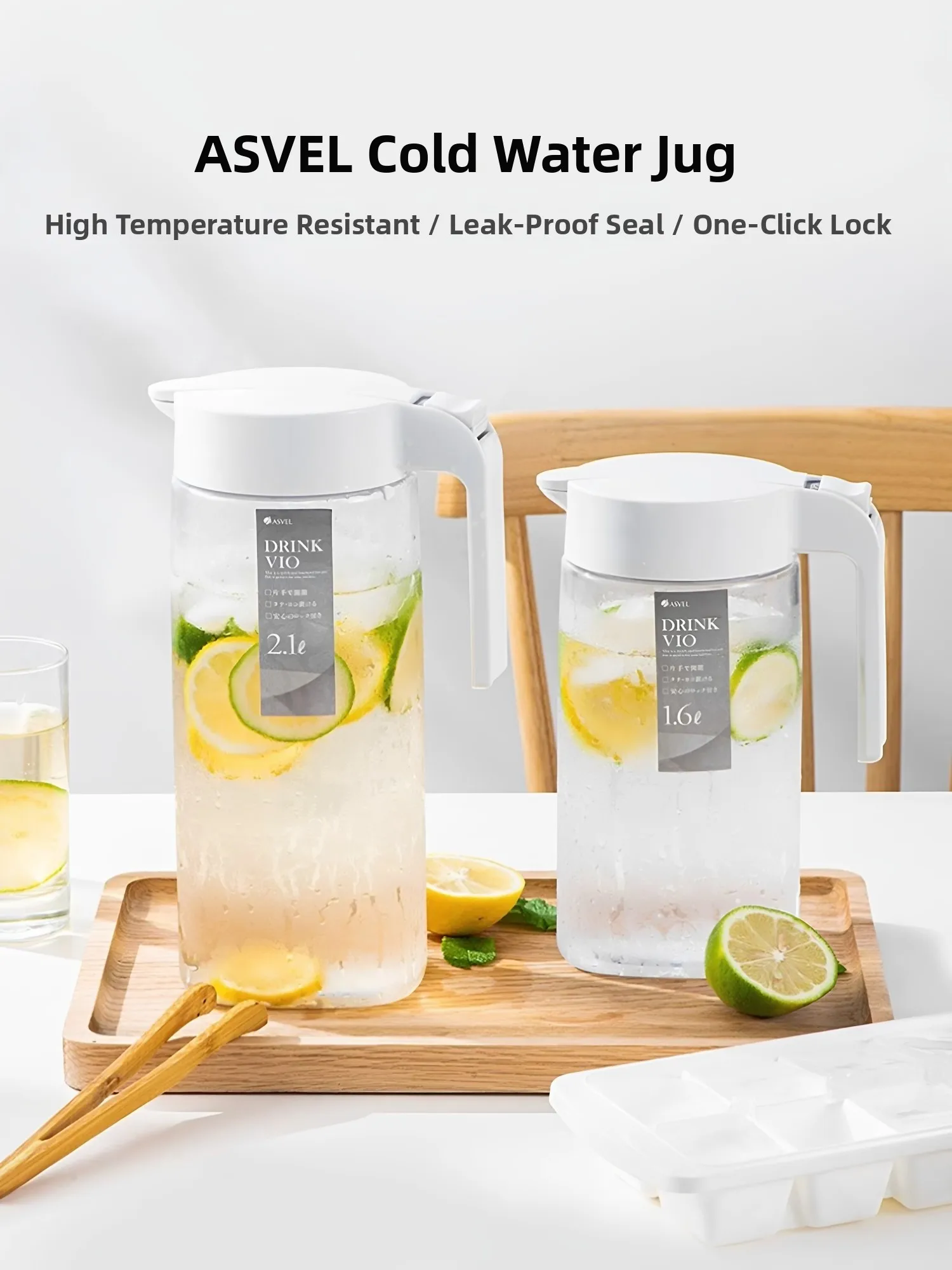 ASVEL Large Capacity Plastic Cold Water Pot Heat Resistant Refrigerator Water Pot Sealed Cool Water Cup for Home Use
ASVEL Large Capacity Plastic Cold Water Pot Heat Resistant Refrigerator Water Pot Sealed Cool Water Cup for Home Use