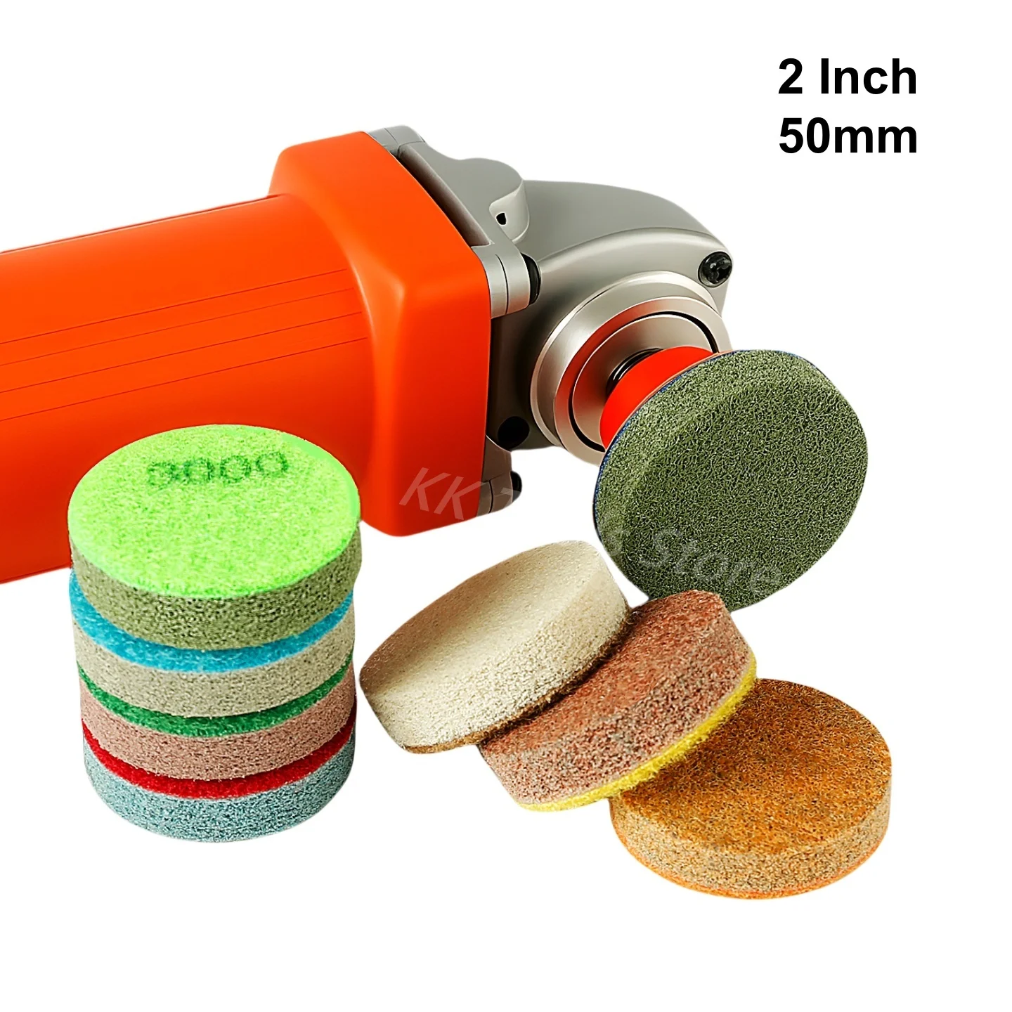 2 Inch 8pcs/Se Sponge Polishing Pads 50mm Diamond Sponge Sanding Discs For Granite Marble Quartz Polishing Pads with Backer Pad
2 Inch 8pcs/Se Sponge Polishing Pads 50mm Diamond Sponge Sanding Discs For Granite Marble Quartz Polishing Pads with Backer Pad