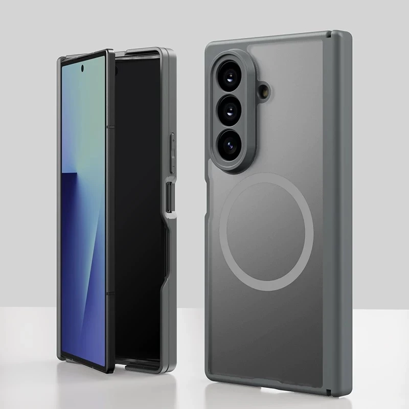 For Samsung Galaxy Z Fold 6 Case For MagSafe Magnetic Acrylic Matte Transparent Back Cover Equipped With Central Hinge Shell
For Samsung Galaxy Z Fold 6 Case For MagSafe Magnetic Acrylic Matte Transparent Back Cover Equipped With Central Hinge Shell