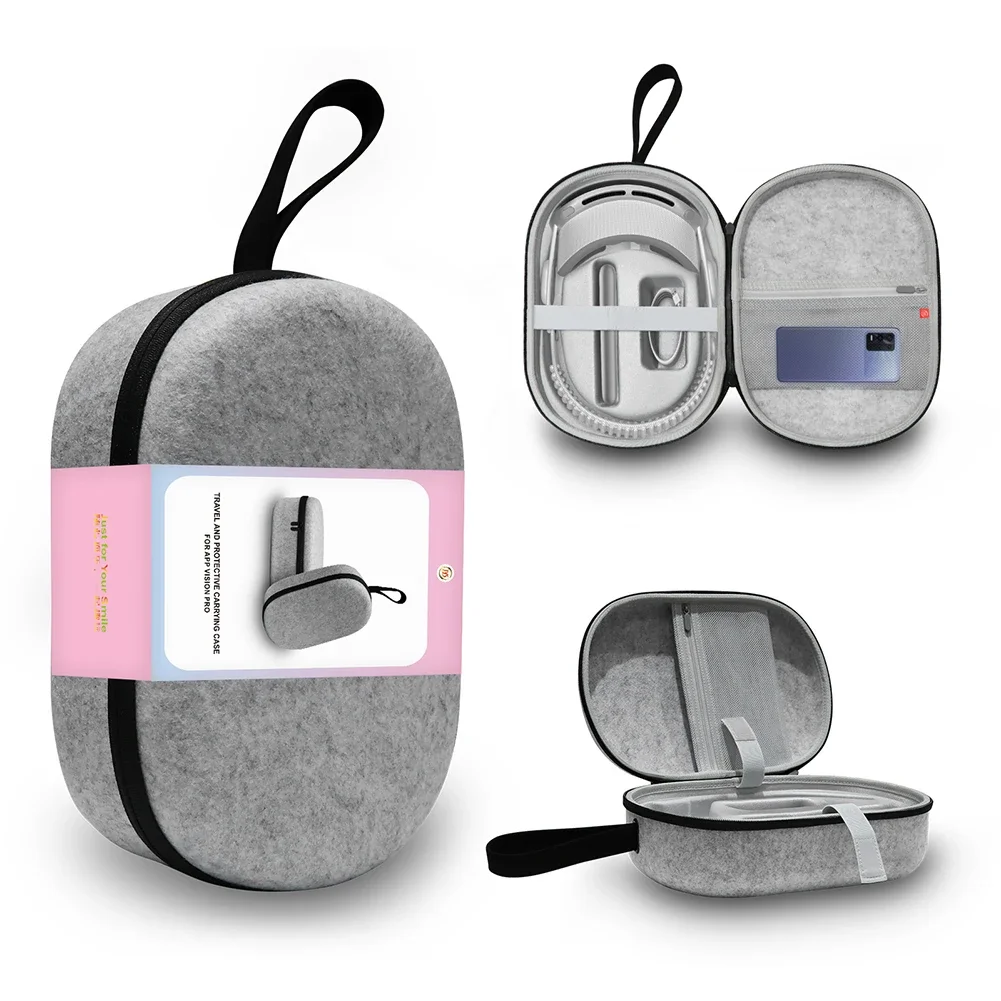 Carrying Case Anti-scratch Portable Travel Carry Handbag with Mesh Pocket Carrying Bag for Apple Vision Pro Case
Carrying Case Anti-scratch Portable Travel Carry Handbag with Mesh Pocket Carrying Bag for Apple Vision Pro Case