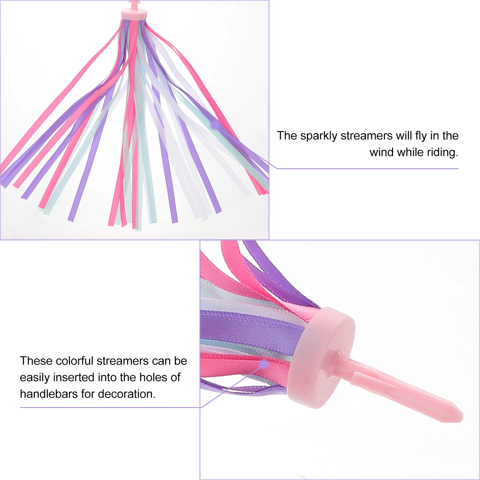 A Pair Of Bike Handlebar Streamers Colorful Scooter Tassels Sparkly Windproof Easy Install For Bikes Tricycles Scooters
A Pair Of Bike Handlebar Streamers Colorful Scooter Tassels Sparkly Windproof Easy Install For Bikes Tricycles Scooters