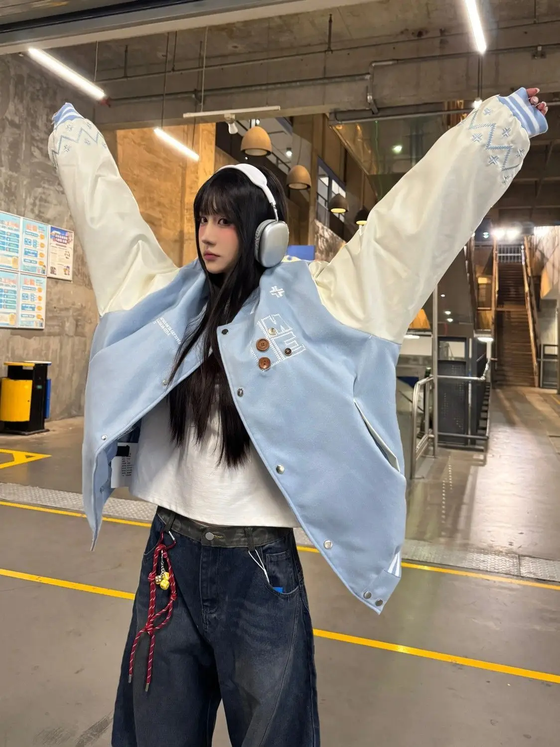 Baseball Jackets Hood Womens Winter Puffer Thermal Fur-Collar Layer Padded Varsity Detachable Element Button-Down Stitching Chic
Baseball Jackets Hood Womens Winter Puffer Thermal Fur-Collar Layer Padded Varsity Detachable Element Button-Down Stitching Chic