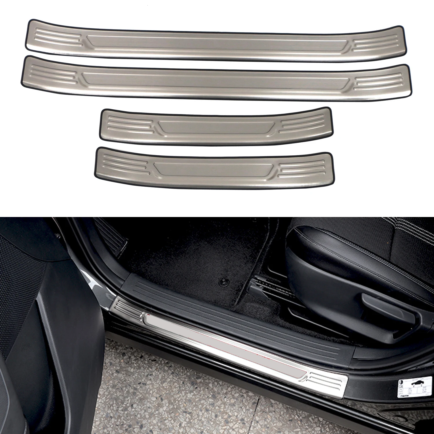 for Mazda CX-50 CX50 2023 2024 Exterior Door Sills Overlay Stainless Steel 4pcs
for Mazda CX-50 CX50 2023 2024 Exterior Door Sills Overlay Stainless Steel 4pcs