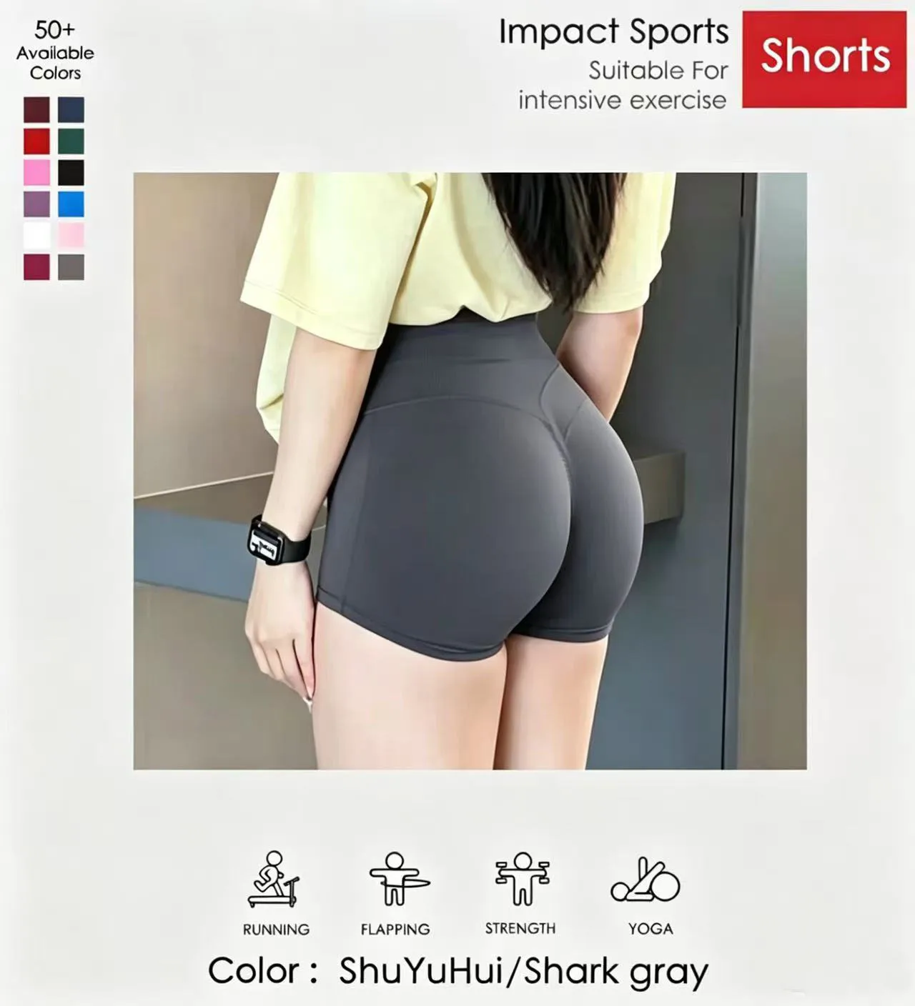 Peach-shaped Thigh lift Yoga Shorts Women Gym Shorts Low Waist Seamless Yoga Shorts Workout Biker Short Stretch Fitness Short
Peach-shaped Thigh lift Yoga Shorts Women Gym Shorts Low Waist Seamless Yoga Shorts Workout Biker Short Stretch Fitness Short