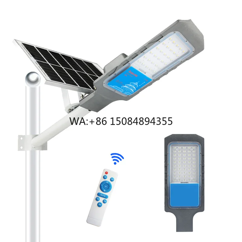 High Lumen IP65 Waterproof Outdoor Solar LED Street Light 50W/150W/200W Integrated Engineering Lighting Remote Control Garden
High Lumen IP65 Waterproof Outdoor Solar LED Street Light 50W/150W/200W Integrated Engineering Lighting Remote Control Garden