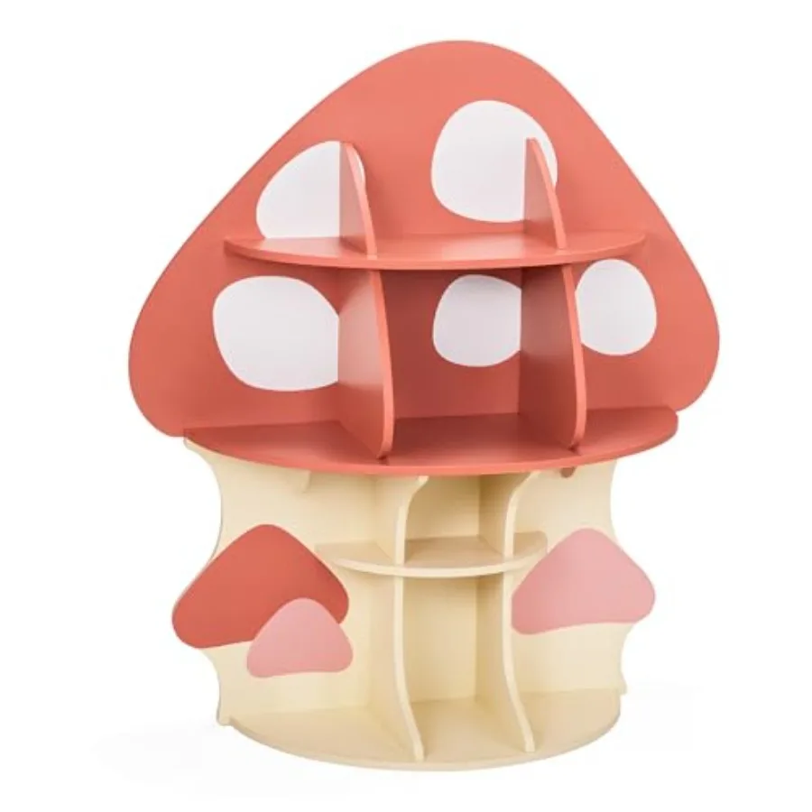 Mushroom Bookcase Toddler Tree Bookshelf for Baby Montessori Bookshelf and Toy Storage Room Furniture Display Shelf for Bedroom
Mushroom Bookcase Toddler Tree Bookshelf for Baby Montessori Bookshelf and Toy Storage Room Furniture Display Shelf for Bedroom