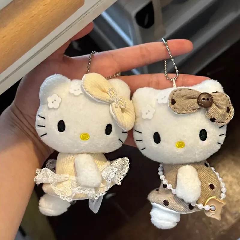 Hello Kitty Doll Keychain KT Plush Stuffed Toys Pendant Keyring Kawaii Girls Plushie Women Car Keychains Kids Gifts
Hello Kitty Doll Keychain KT Plush Stuffed Toys Pendant Keyring Kawaii Girls Plushie Women Car Keychains Kids Gifts