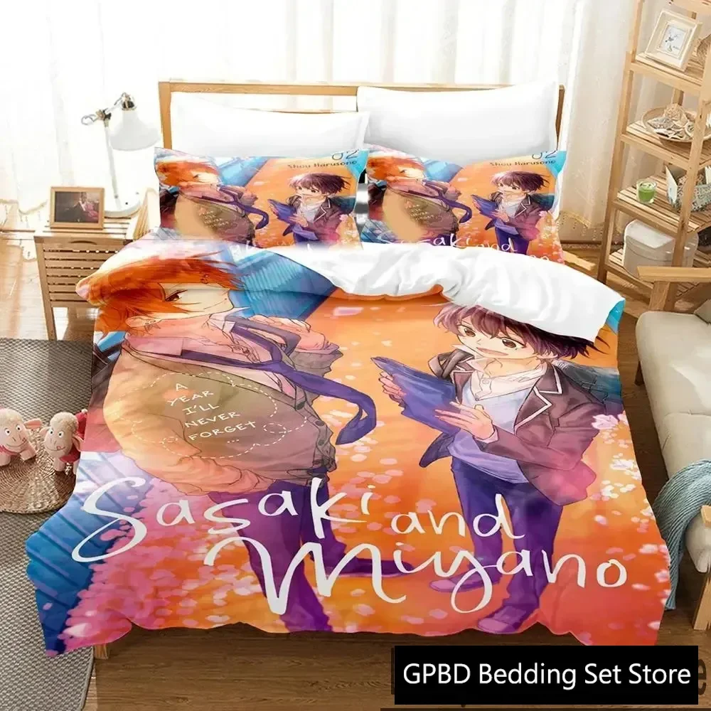 3D Anime Sasaki and Miyano Comfortable Duvet Quilt Cover Pillowcase Bedding Set Children Bedroom Decoration Home Textile
3D Anime Sasaki and Miyano Comfortable Duvet Quilt Cover Pillowcase Bedding Set Children Bedroom Decoration Home Textile