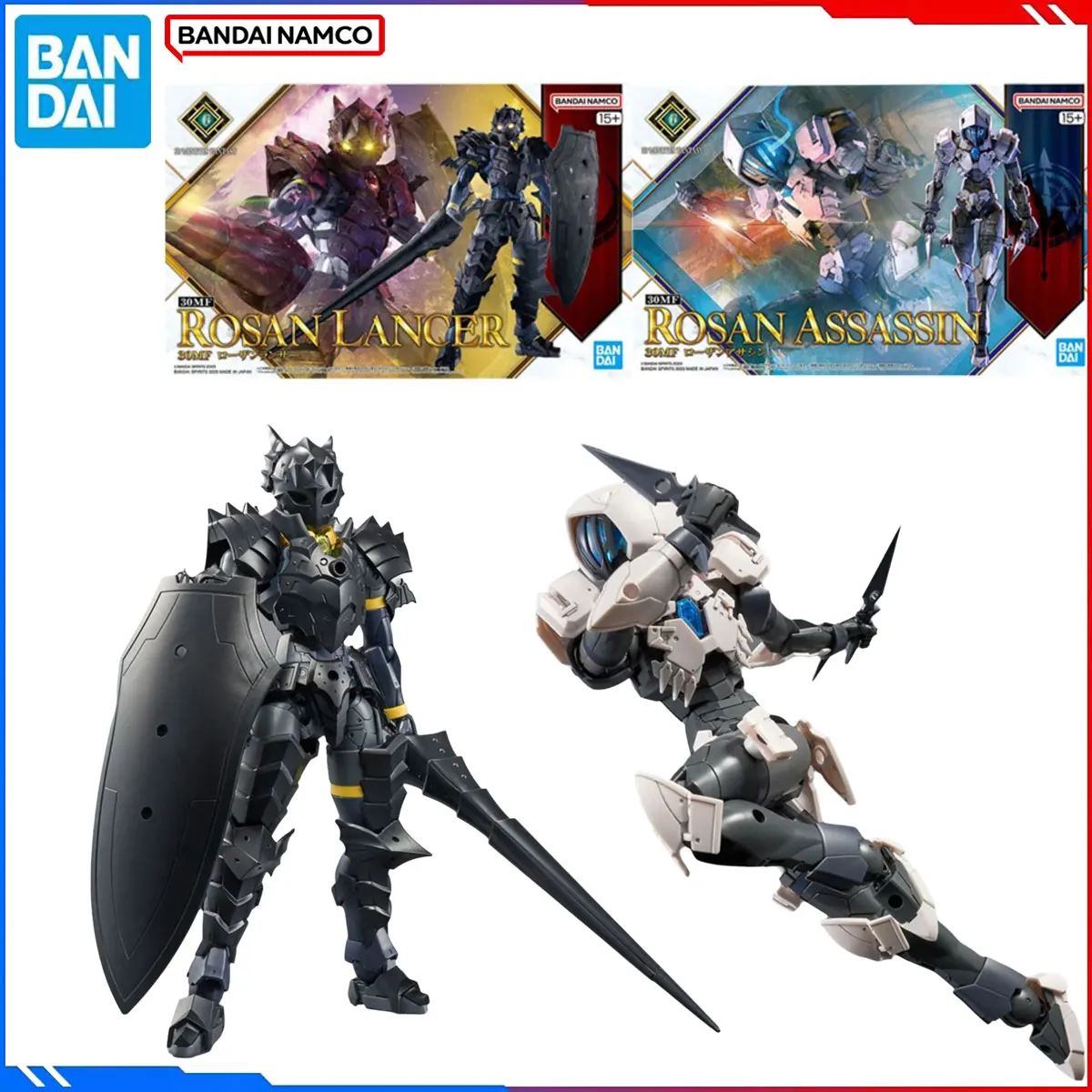 Genuine Bandai Original 30 Minutes Fantasy Figure Model Kit 30MF 1/12 Anime Figure Rosan Assassin Rosan Lancer Action Model Toy
Genuine Bandai Original 30 Minutes Fantasy Figure Model Kit 30MF 1/12 Anime Figure Rosan Assassin Rosan Lancer Action Model Toy