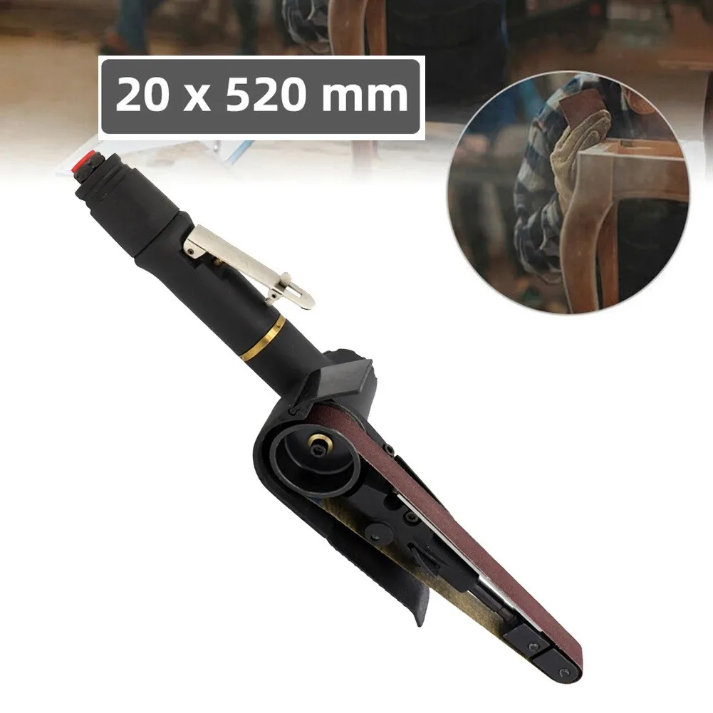 Pneumatic Polishing Air Belt Sander 16000rmp 20*520mm Black Doptthe For Grinding Rotatable Handle Steel Welding
Pneumatic Polishing Air Belt Sander 16000rmp 20*520mm Black Doptthe For Grinding Rotatable Handle Steel Welding