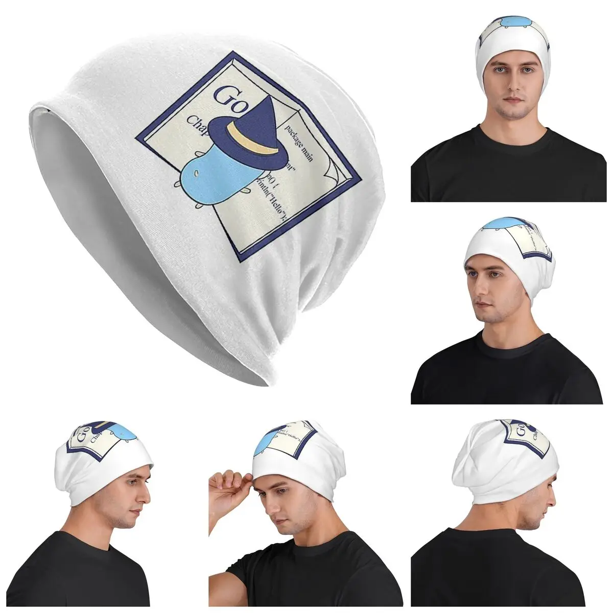 The Go Gopher Golang Witch Learning Warm Knitted Cap Hip Hop Bonnet Hat Autumn Winter Outdoor Beanies Hats for Unisex Adult 
The Go Gopher Golang Witch Learning Warm Knitted Cap Hip Hop Bonnet Hat Autumn Winter Outdoor Beanies Hats for Unisex Adult