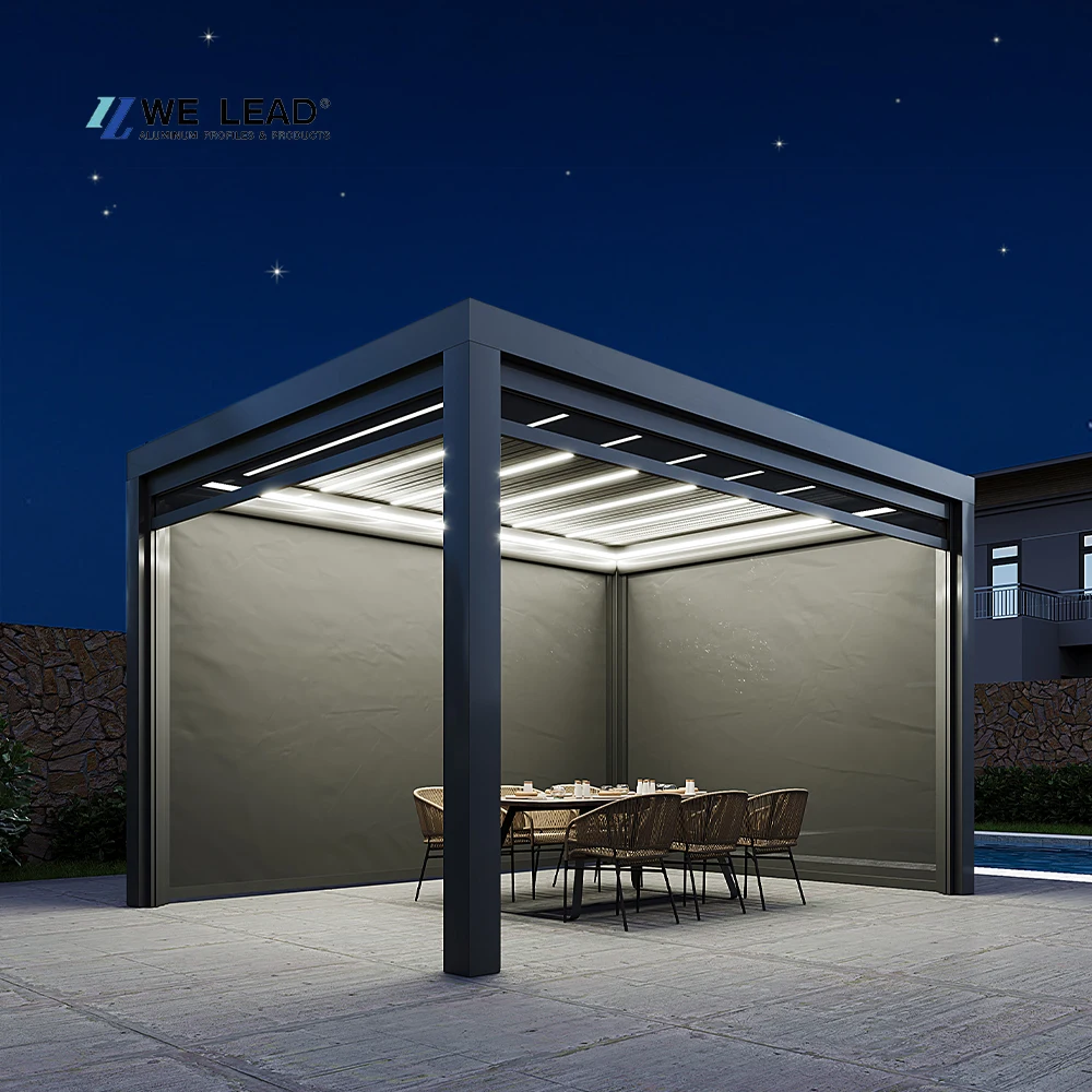 Automatic Aluminum Louvered Pergola With Bioclimatic Awning For Outdoor Gazebo Shade And Terrace Roof
Automatic Aluminum Louvered Pergola With Bioclimatic Awning For Outdoor Gazebo Shade And Terrace Roof