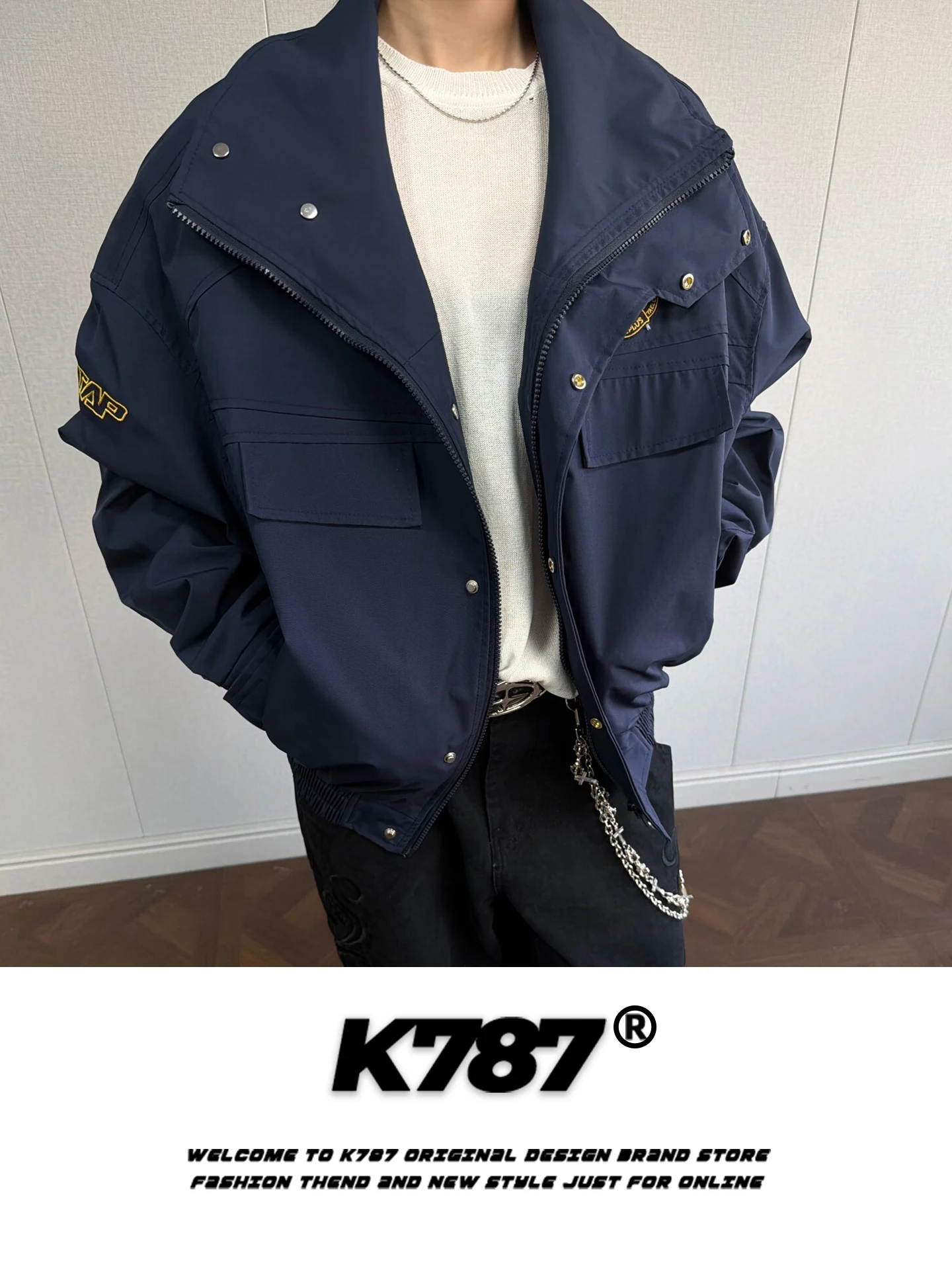 Куртка K787 в американском стиле, повседневная, с вышивкой, свободного кроя, весенняя, для пар, молодежная, модная
Куртка K787 в американском стиле, повседневная, с вышивкой, свободного кроя, весенняя, для пар, молодежная, модная