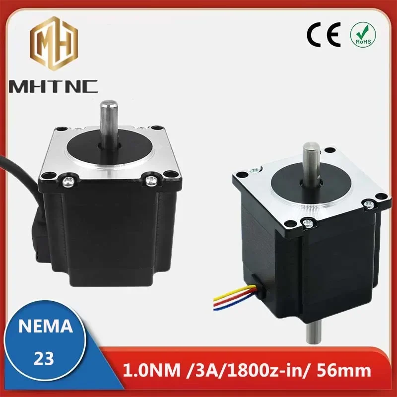 Nema 23 Stepper Motor 57HS56 56mm 1N.m 3A Double Shaft 2 Phase Stepper Motor for CNC Engraving Milling Machine Monitor Equipment
Nema 23 Stepper Motor 57HS56 56mm 1N.m 3A Double Shaft 2 Phase Stepper Motor for CNC Engraving Milling Machine Monitor Equipment