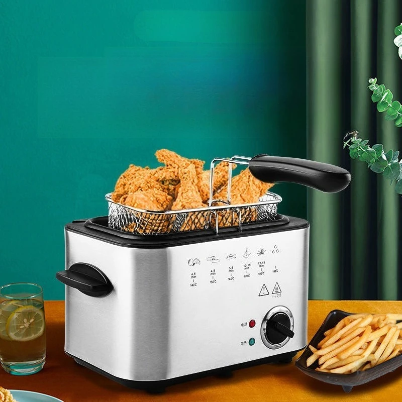 Electric fryer new multi-functional household small fryer mini small fuel-saving fried chicken constant temperature
Electric fryer new multi-functional household small fryer mini small fuel-saving fried chicken constant temperature