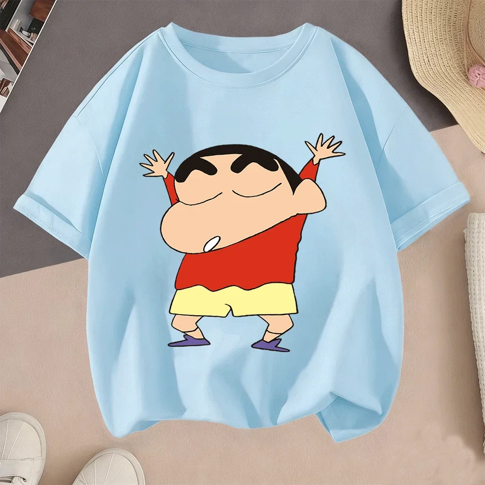 2026 Teenagers Children Girls Boys Casual Summer Short Sleeve Hot Sale 2D Crayon Shin Chan Cartoon Printed Tops
2026 Teenagers Children Girls Boys Casual Summer Short Sleeve Hot Sale 2D Crayon Shin Chan Cartoon Printed Tops