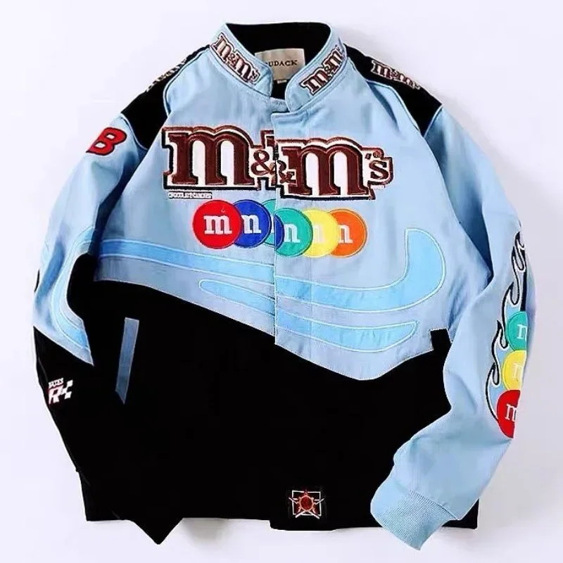 Racing jacket cotton plus size bomber custom embroidery patch motorcycle riding vintage racing jacket for men/women
Racing jacket cotton plus size bomber custom embroidery patch motorcycle riding vintage racing jacket for men/women
