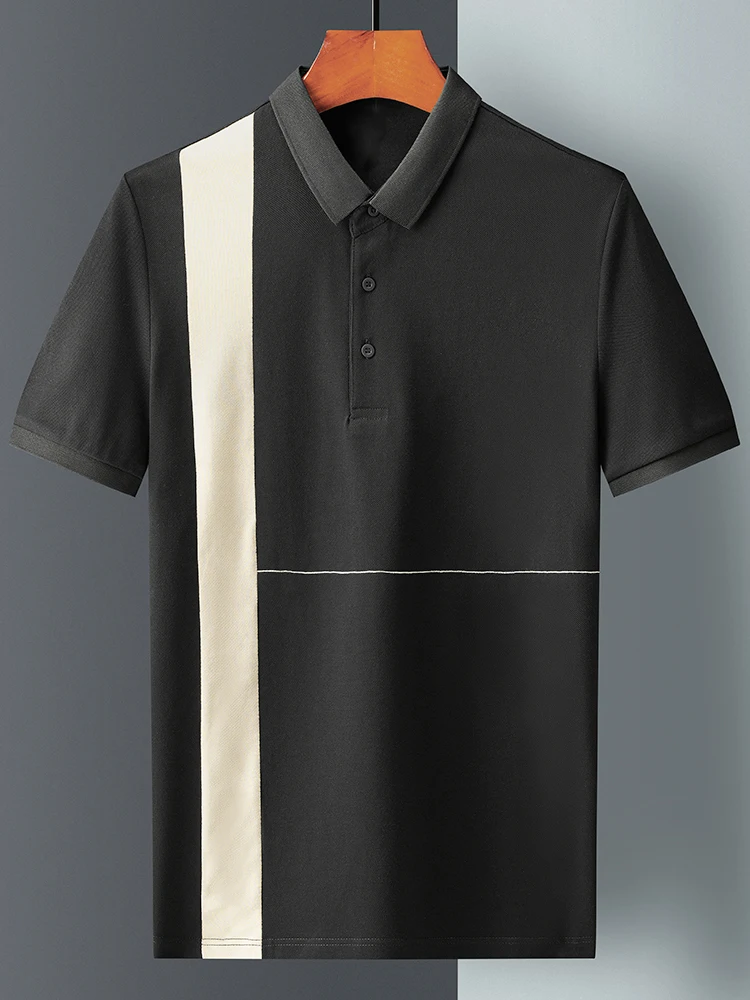 2024 Men's Summer Fashion Thin Ice Silk Polo Shirt Male Business Casual Knitted T-shirt Men Short Sleeve Lapel Tops Tees D344
2024 Men's Summer Fashion Thin Ice Silk Polo Shirt Male Business Casual Knitted T-shirt Men Short Sleeve Lapel Tops Tees D344