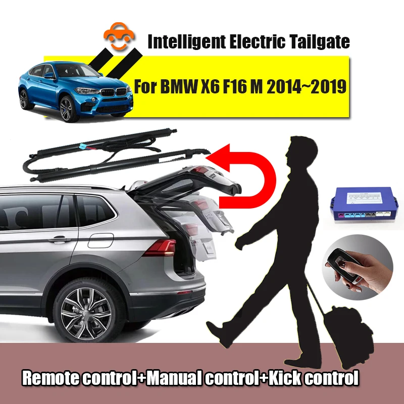 Car Power Trunk Lift Electric Hatch Tailgate Strut Auto Rear Door Actuator For BMW X6 F16 M 2014~2019 Key Control Silently
Car Power Trunk Lift Electric Hatch Tailgate Strut Auto Rear Door Actuator For BMW X6 F16 M 2014~2019 Key Control Silently