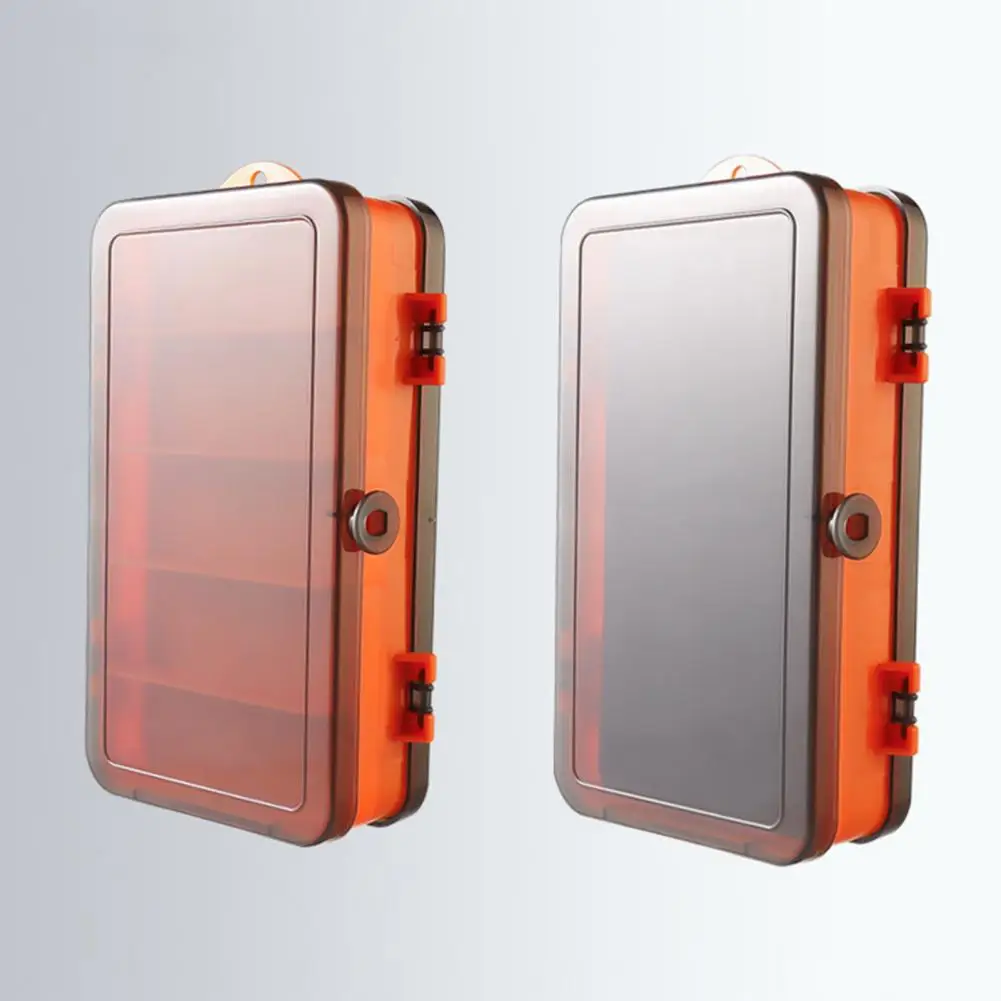 Fishing Gear Box Double-sided Fishing Lure Box with 5 Compartments for Bait Hooks Accessories Portable Organizer Case for Gear
Fishing Gear Box Double-sided Fishing Lure Box with 5 Compartments for Bait Hooks Accessories Portable Organizer Case for Gear