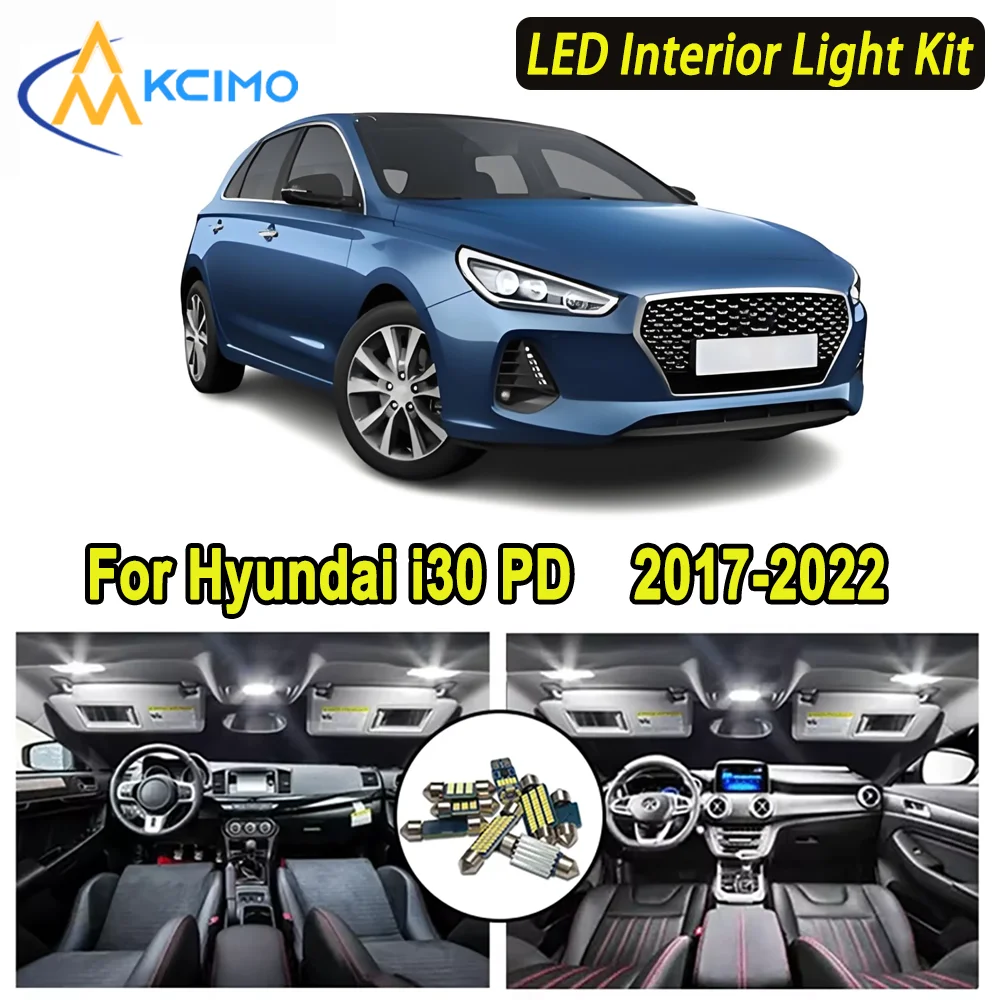 Kcimo LED For Hyundai i30 PD (2017-2022) Premium Bright LED Interior Dome Map Trunk Light Kit Car Led Lamps New Car LED Lights
Kcimo LED For Hyundai i30 PD (2017-2022) Premium Bright LED Interior Dome Map Trunk Light Kit Car Led Lamps New Car LED Lights
