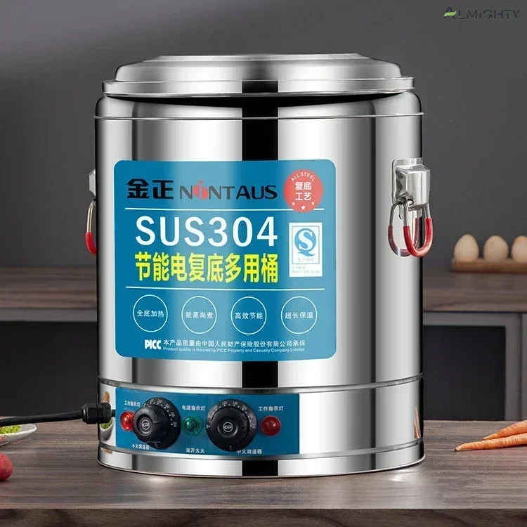 Commercial Electric Insulation Barrel: Steaming, Large Capacity. For Soy Milk & Boiling Water.
Commercial Electric Insulation Barrel: Steaming, Large Capacity. For Soy Milk & Boiling Water.