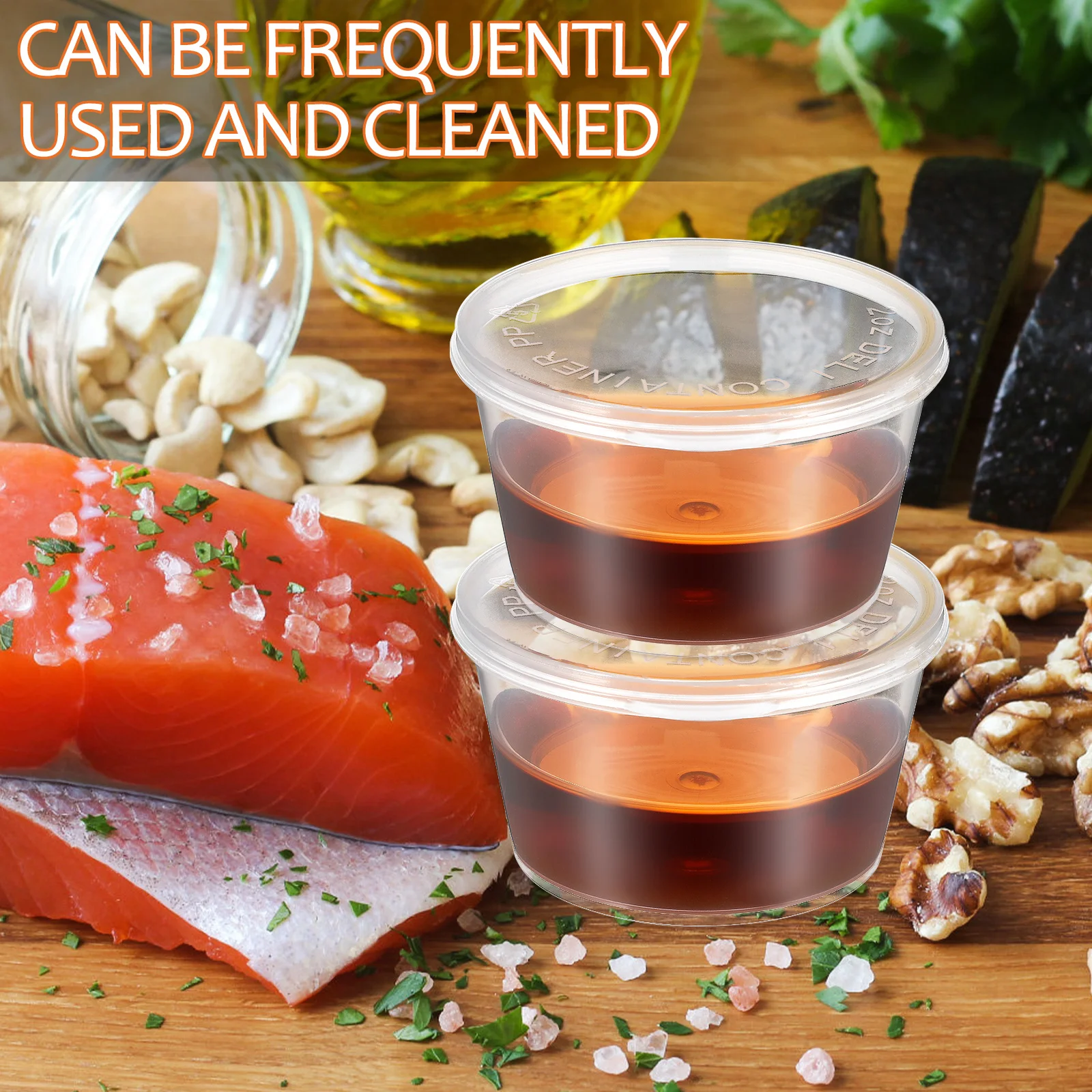 100 Pcs Disposable Condiment Cups 2 Oz Plastic Portion Containers With Lids Compact Size For Sauces Dressings Family Dinners
100 Pcs Disposable Condiment Cups 2 Oz Plastic Portion Containers With Lids Compact Size For Sauces Dressings Family Dinners