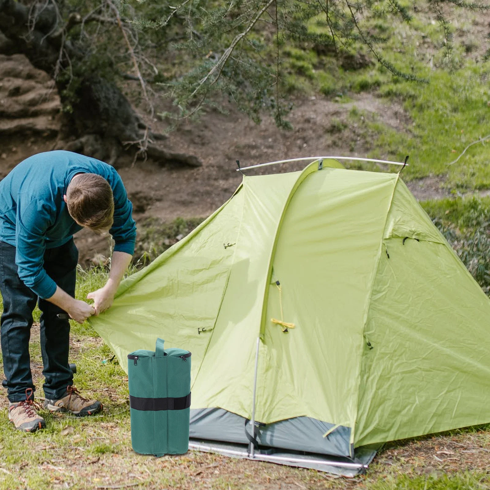2Pcs Dark Green Canopy Weights Strong Stitching Easy Installation for Tents Umbrellas Canopies Camping Picnic Tent Sandbag
2Pcs Dark Green Canopy Weights Strong Stitching Easy Installation for Tents Umbrellas Canopies Camping Picnic Tent Sandbag