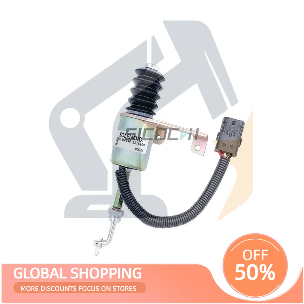 For Yuchai 6108 4108 Diesel Engine Shutdown Solenoid Valve And Fuel Cut-off B7648-1115100
For Yuchai 6108 4108 Diesel Engine Shutdown Solenoid Valve And Fuel Cut-off B7648-1115100