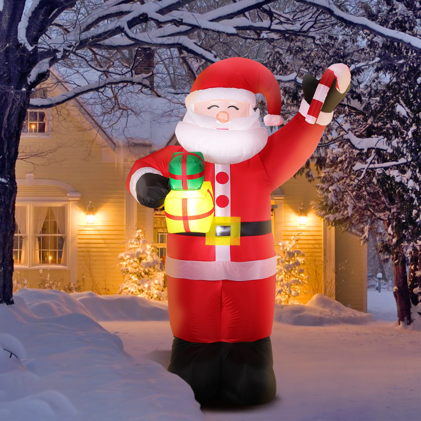 Inflatable Santa Party Inflatable Lighted Santa Claus Supplies Decorations Christmas Blow up Yard Lawn Party Supplies
Inflatable Santa Party Inflatable Lighted Santa Claus Supplies Decorations Christmas Blow up Yard Lawn Party Supplies