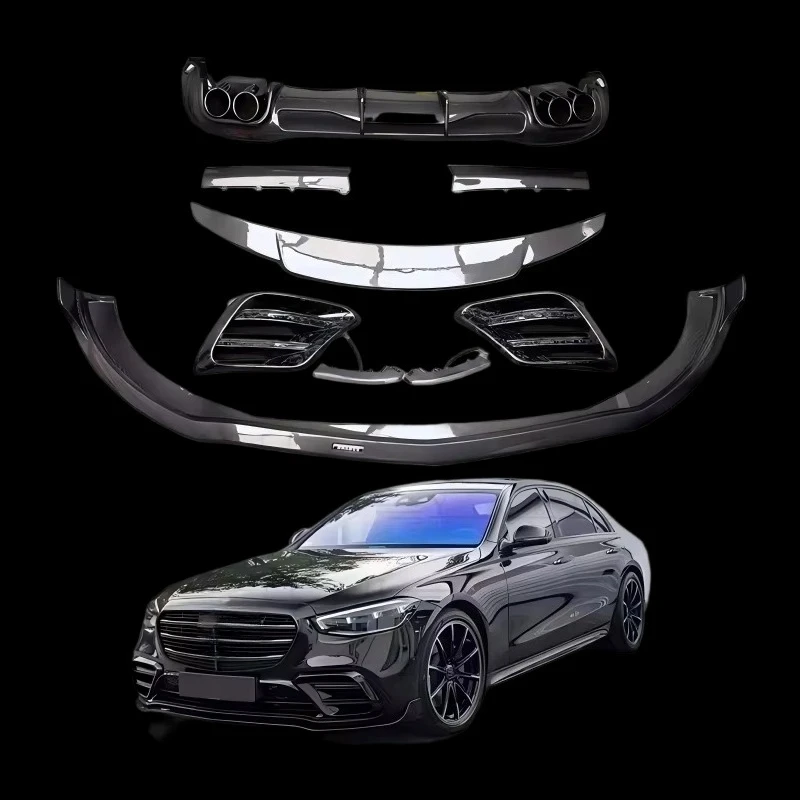 B Carbon Fiber Body Kit for 2021-2022 S-Class S450 S63 W223 - Front Lip/Tuyere/Rear Diffuser/Spoiler Upgrade
B Carbon Fiber Body Kit for 2021-2022 S-Class S450 S63 W223 - Front Lip/Tuyere/Rear Diffuser/Spoiler Upgrade
