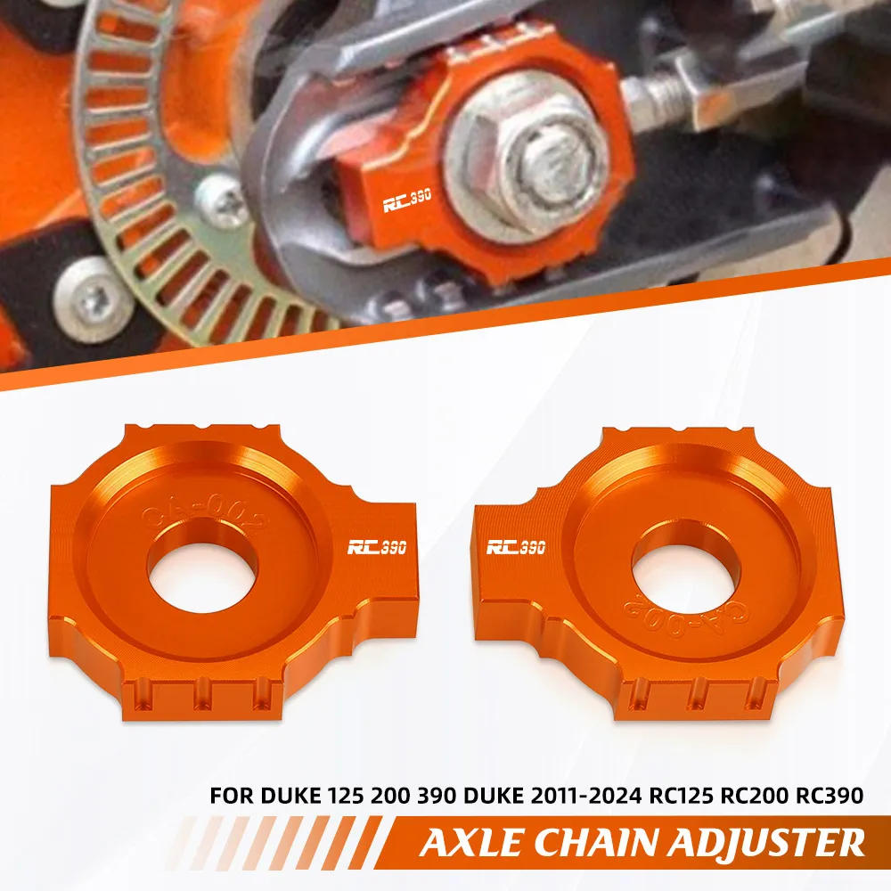 2011-2024 For Duke 125 200 390 Duke RC125 RC200 RC390 Rear Fork Chain Adjuster Regulator Sliders Motorcycle Axle Block Tensioner
2011-2024 For Duke 125 200 390 Duke RC125 RC200 RC390 Rear Fork Chain Adjuster Regulator Sliders Motorcycle Axle Block Tensioner