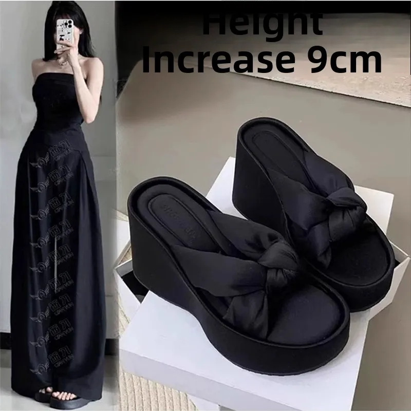 Women's Summer Thi Bot Sandals Outdoor Wear Roman Sle Casual High Heel Platform Slippers Knot Design Special
Women's Summer Thi Bot Sandals Outdoor Wear Roman Sle Casual High Heel Platform Slippers Knot Design Special