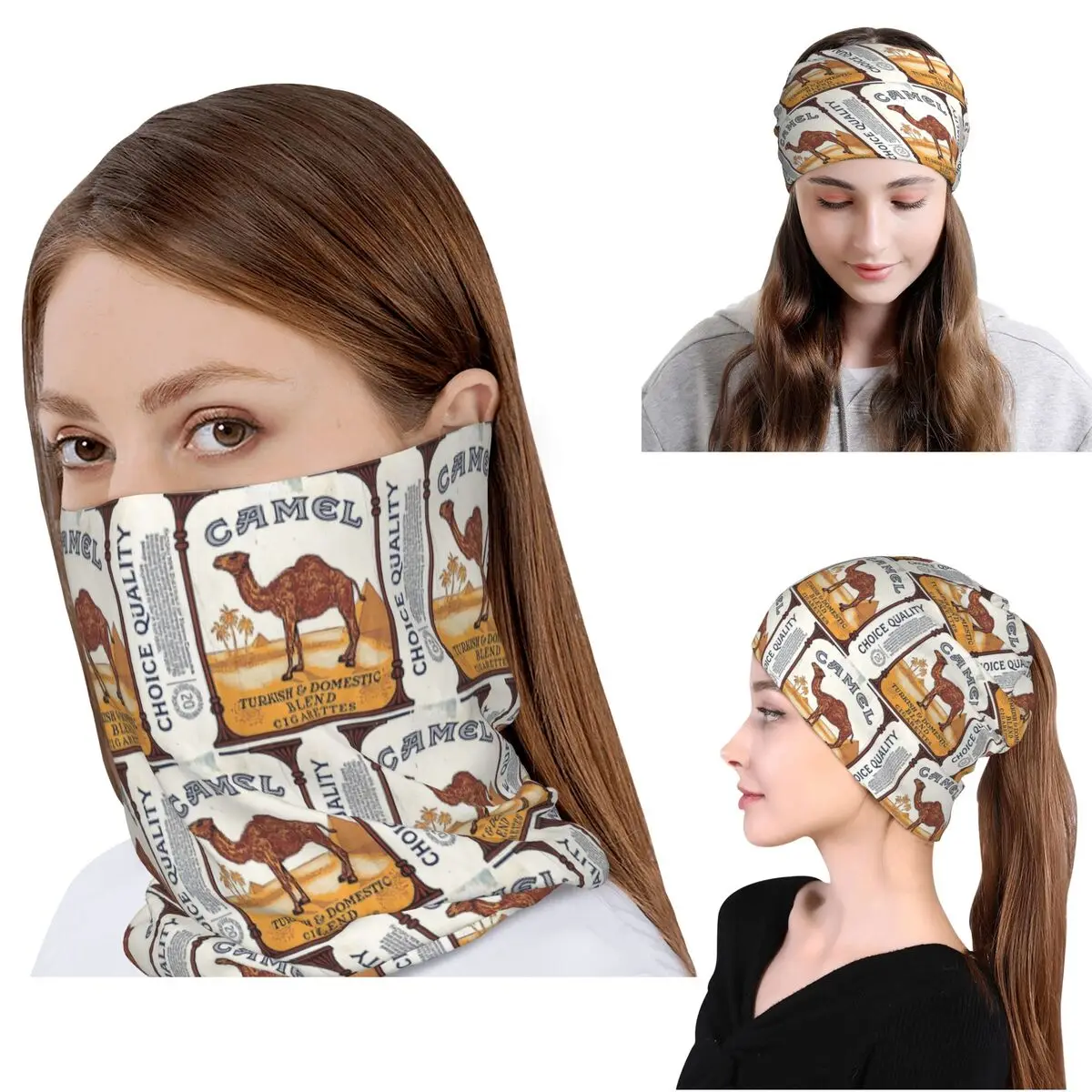Vintage Camel Cigarette Pack Bandana Neck Gaiter Mask Scarf Multi-use Cycling Scarf Beanies Hat Unisex Adult Winter
Vintage Camel Cigarette Pack Bandana Neck Gaiter Mask Scarf Multi-use Cycling Scarf Beanies Hat Unisex Adult Winter