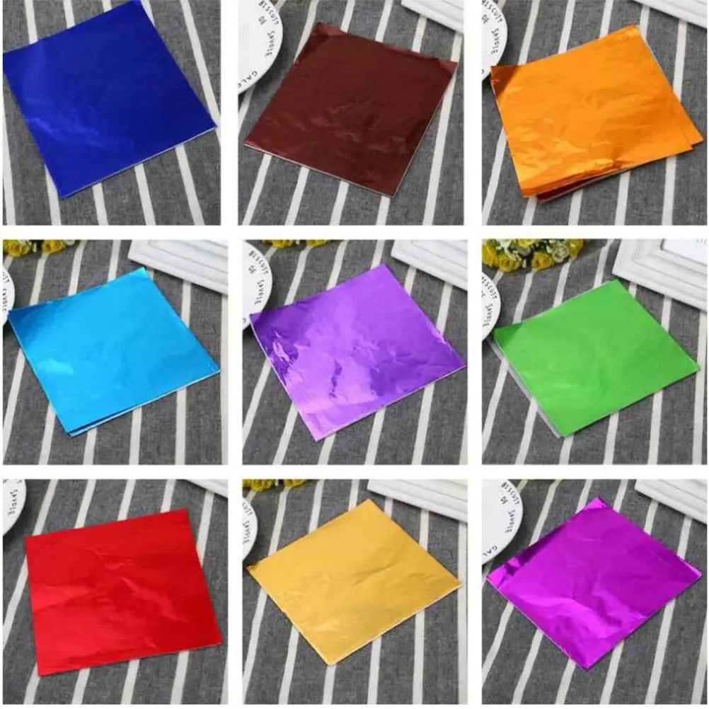 900 Pcs Chocolate Foil Wrapping Paper Candy Wrappers Food Aluminum Packaging Cookie Liners Birthday
900 Pcs Chocolate Foil Wrapping Paper Candy Wrappers Food Aluminum Packaging Cookie Liners Birthday