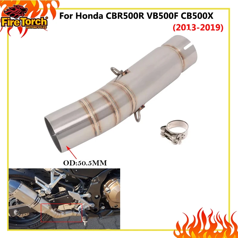 Slip On For Honda CB500X CB500F CBR500 CBR500R CB 500X 500F 2013 - 2019 Motorcycle Eexhaust Modified Escape Moto Mid Link Pipe
Slip On For Honda CB500X CB500F CBR500 CBR500R CB 500X 500F 2013 - 2019 Motorcycle Eexhaust Modified Escape Moto Mid Link Pipe