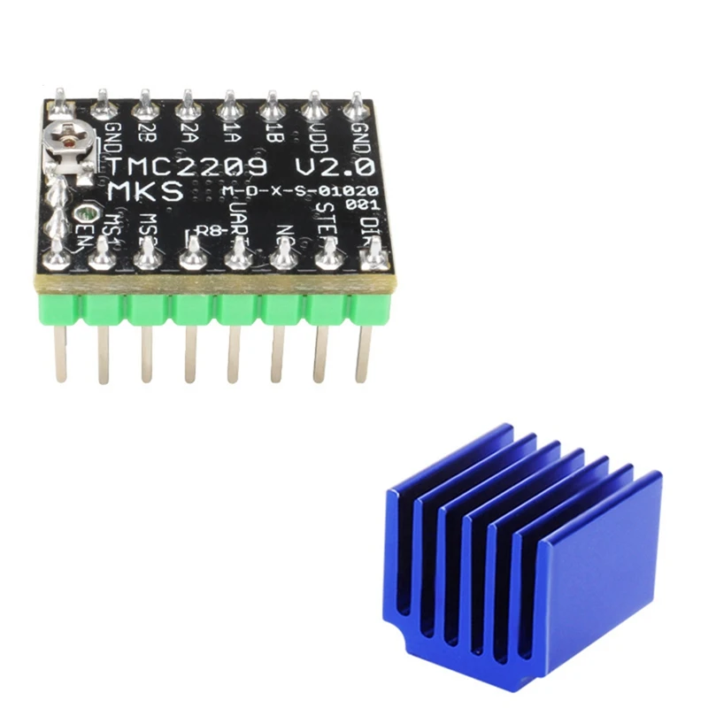 A76F-для MKS TMC2209 Драйвер шагового двигателя Stepstick Детали 3D-принтера 2.0A UART Ultra Silent Замена TMC2208
A76F-для MKS TMC2209 Драйвер шагового двигателя Stepstick Детали 3D-принтера 2.0A UART Ultra Silent Замена TMC2208