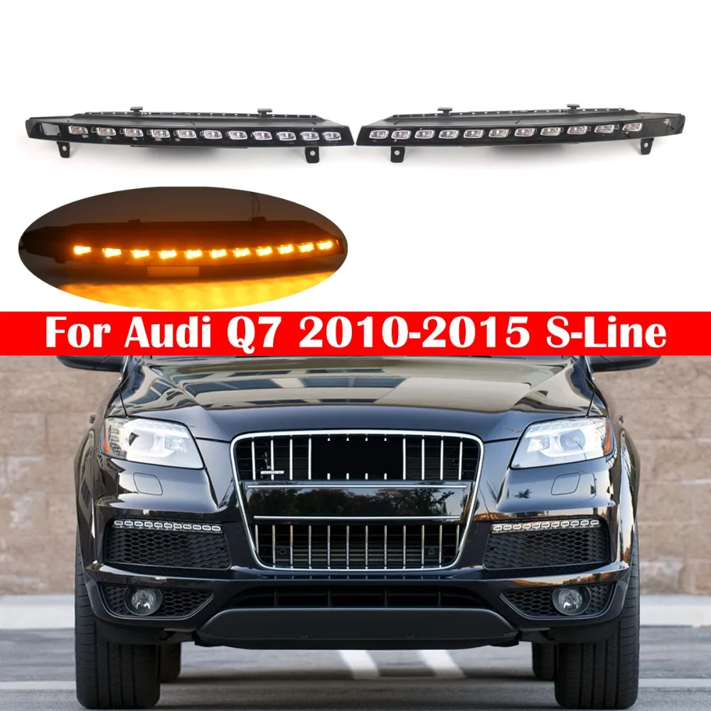 4L0953041E 4L0953042E Fits For Audi Q7 2010 2012 2013 2014 2015 Sports Model Front Bumper LED Daytime Running Lights
4L0953041E 4L0953042E Fits For Audi Q7 2010 2012 2013 2014 2015 Sports Model Front Bumper LED Daytime Running Lights