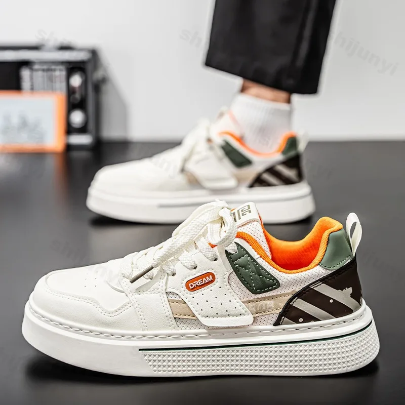 Men's Shoes 2025 Summer New Niche Fashion Trend Versatile Breathable Soft Sole Casual Sports Low Top Flat Shoes Lace-up Sneakers
Men's Shoes 2025 Summer New Niche Fashion Trend Versatile Breathable Soft Sole Casual Sports Low Top Flat Shoes Lace-up Sneakers